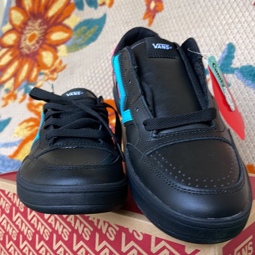 Vans Men’s Lowland Cc Fader Black/Multi sneakers - Picture 8 of 16